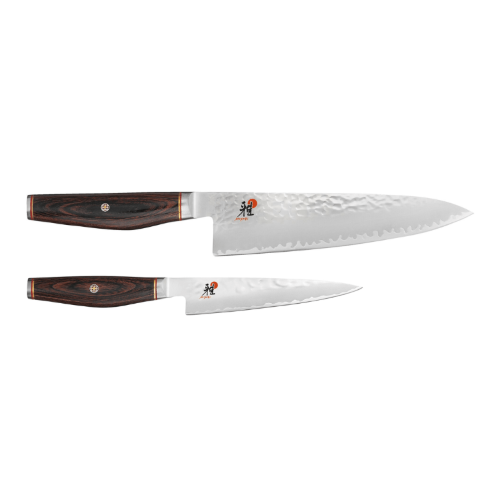 Miyabi 6000MCT Rose Pakkawood 2pc Set Gyutoh 20cm & Shotoh 13cm Knife