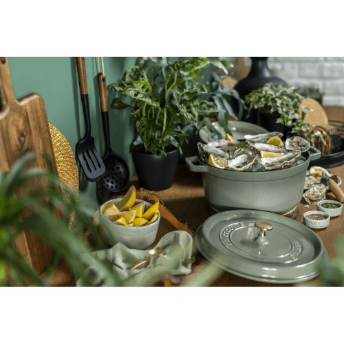 Staub Cocotte Round 24cm - Eucalyptus