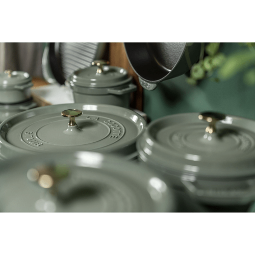 Staub Cocotte Round 24cm - Eucalyptus