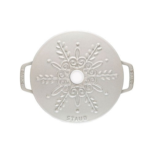 Staub French Oven Snowflake White Truffle 24cm