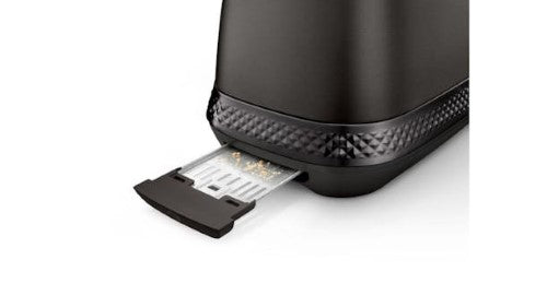 Long Slot Toaster - De'Longhi Diadema CTV3003.BK (Graphite)