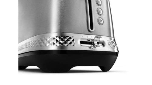 Long Slot Toaster - De'Longhi Diadema CTV3003.M (Silver)