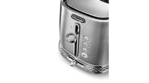 Long Slot Toaster - De'Longhi Diadema CTV3003.M (Silver)