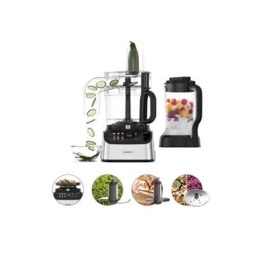 Multipro One Touch Food Processor - Kenwood FDM3480SS (Silver)