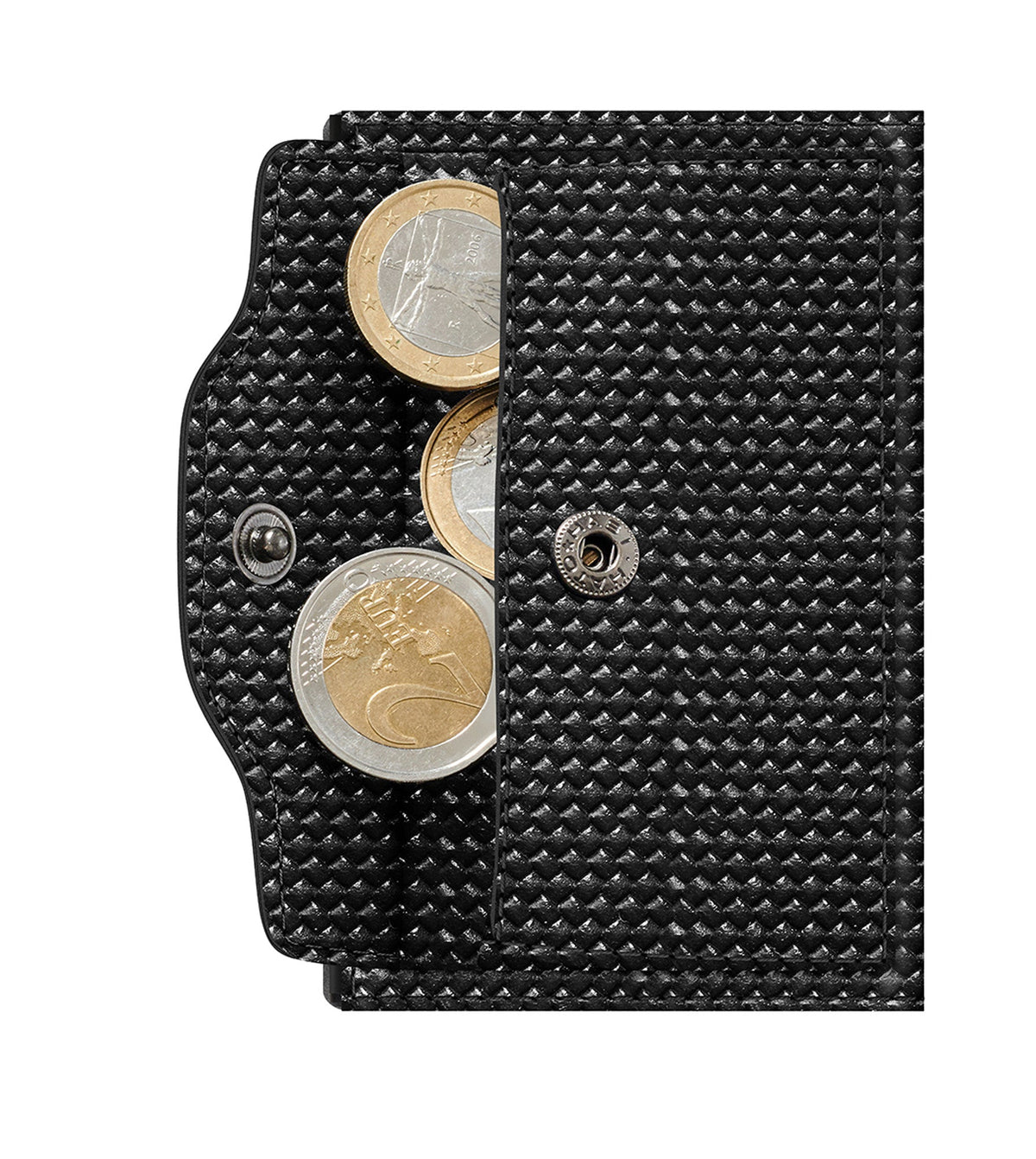 Card Case - Tru Virtu Coin Diagonal (Carbon/Black)