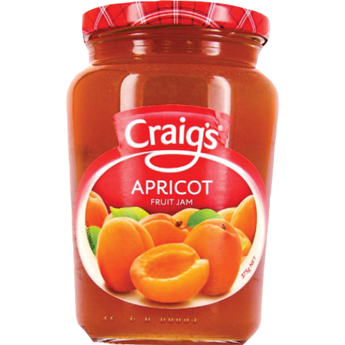 Craigs Jam Apricot 375g