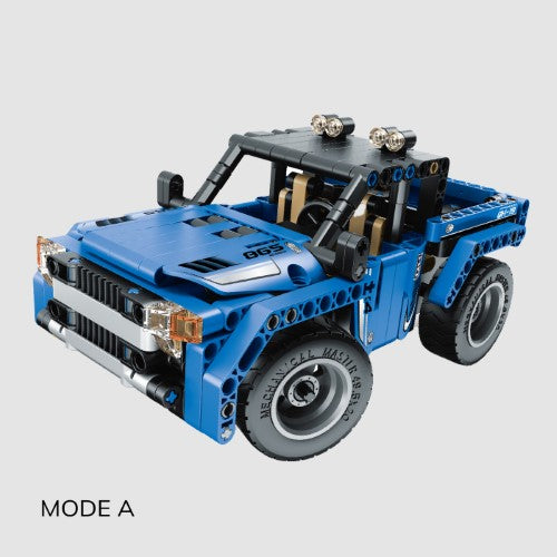 iM Master 2.4G R/C 2 in 1 - Pickup SUV - Blue - 353pcs