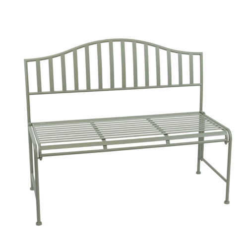 Outdoor Garden Bench Verdant Voyage Sage Green 113cm