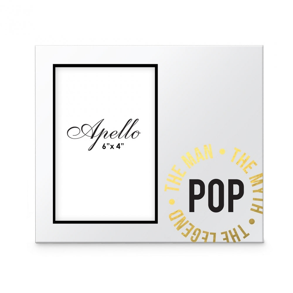 Pop The Legend Wooden Side Frame 6x4