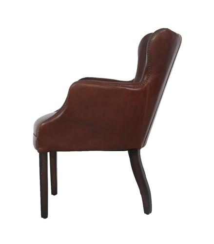 BALTIMORE OCCASIONAL CHAIR - VINTAGE CIGAR BROWN
