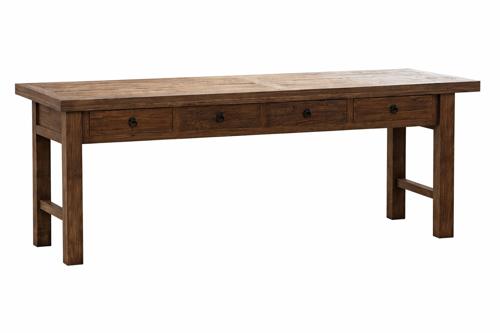 MANOR 4 DRAWER CONSOLE - RECLAIMED ELM