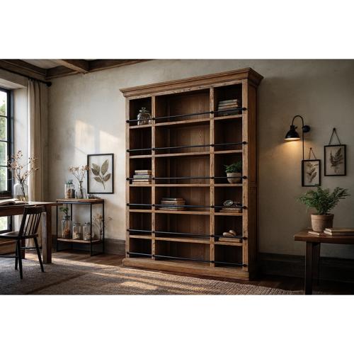 NOMAD BOOKCASE - RECLAIMED ELM