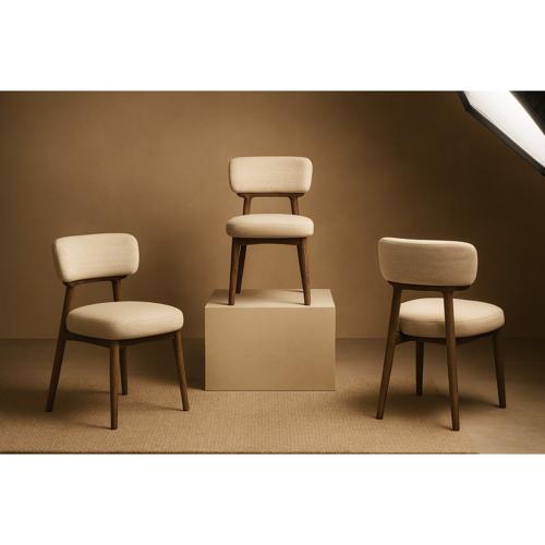 WILLOW DINING CHAIR IN NATURAL FABRIC