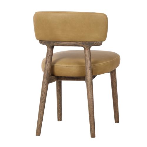 WILLOW DINING CHAIR IN GINGER LEATHER