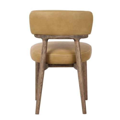WILLOW DINING CHAIR IN GINGER LEATHER
