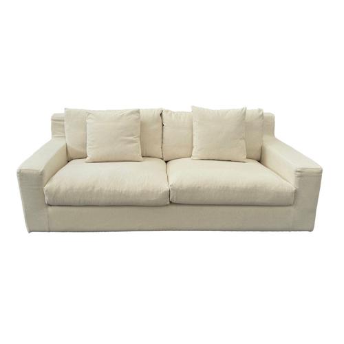 MANHATTAN 3 SEATER SOFA - OATMEAL