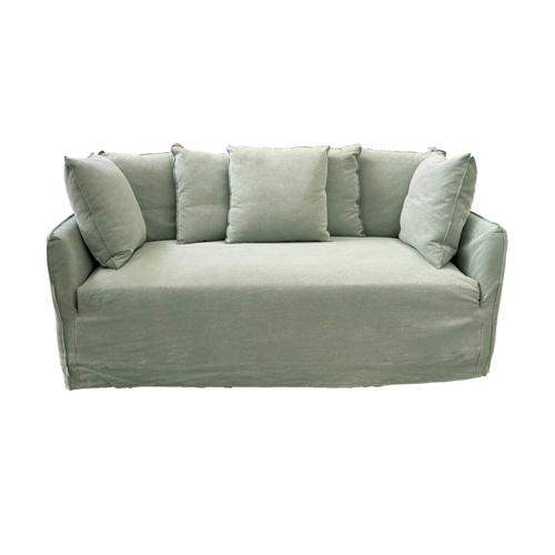 ROXY 2 SEATER SOFA - OLIVE