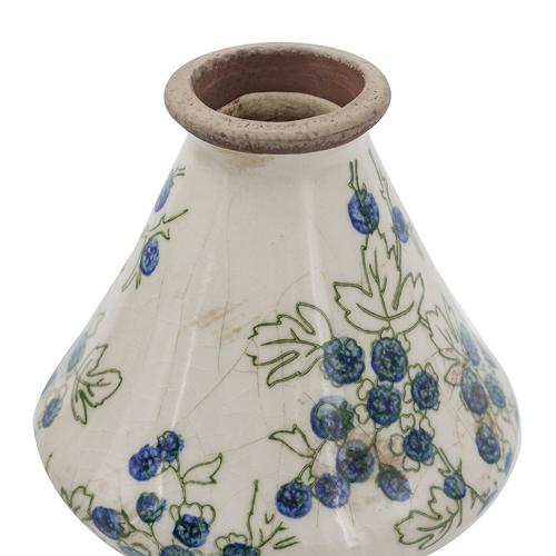 BLUEBERRY CERAMIC VASE SET/3