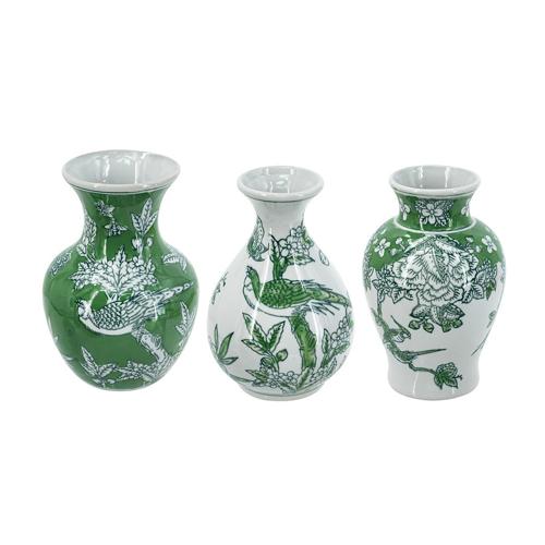 PORCELAIN VASE SET/3