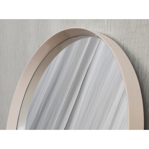 CREAM ROUND MIRROR
