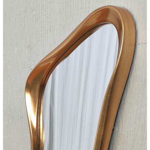 VINTAGE GOLD ABSTRACT MIRROR - 690x1720x80