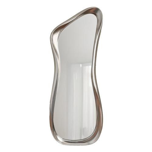 VINTAGE SILVER ABSTRACT MIRROR - 690x1720x80