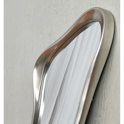VINTAGE SILVER ABSTRACT MIRROR - 690x1720x80