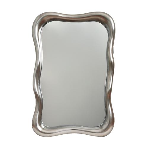VINTAGE SILVER ABSTRACT MIRROR - 1180x780x85