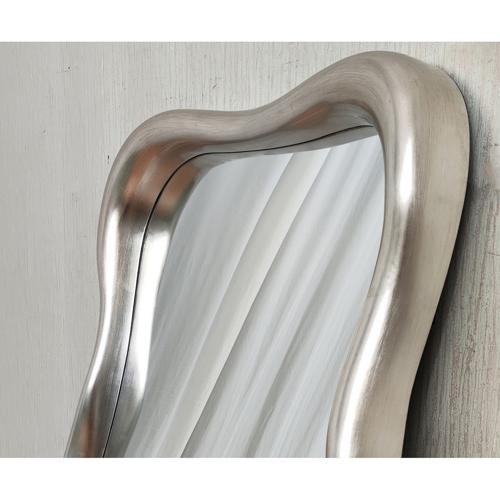 VINTAGE SILVER ABSTRACT MIRROR - 1180x780x85