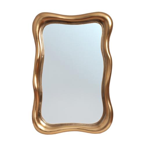 VINTAGE GOLD ABSTRACT MIRROR - 1180x780x85