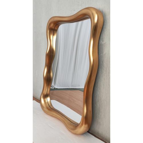 VINTAGE GOLD ABSTRACT MIRROR - 1180x780x85