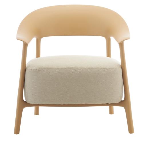 DRIFT OUTDOOR PP CHAIR W/ TAN OUTDOOR FABRIC - SAND FRAME