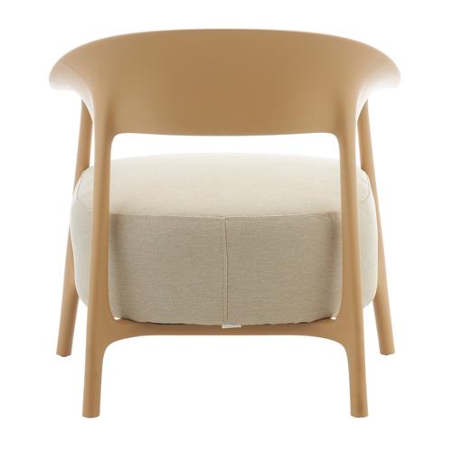 DRIFT OUTDOOR PP CHAIR W/ TAN OUTDOOR FABRIC - SAND FRAME