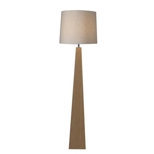 BAMBOO & LINEN FLOOR LAMP - NATURAL - 420x1580