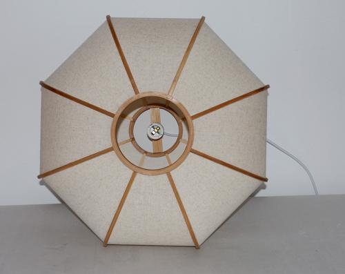 BAMBOO & LINEN PENDANT - NATURAL