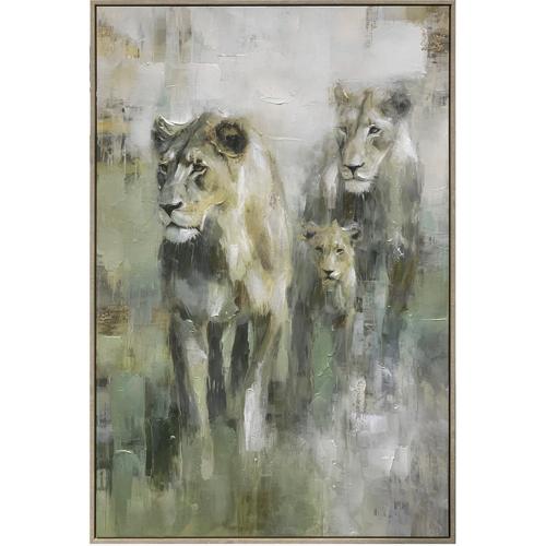 FRAMED CANVAS - 80% HANDPAINTING - Version 7