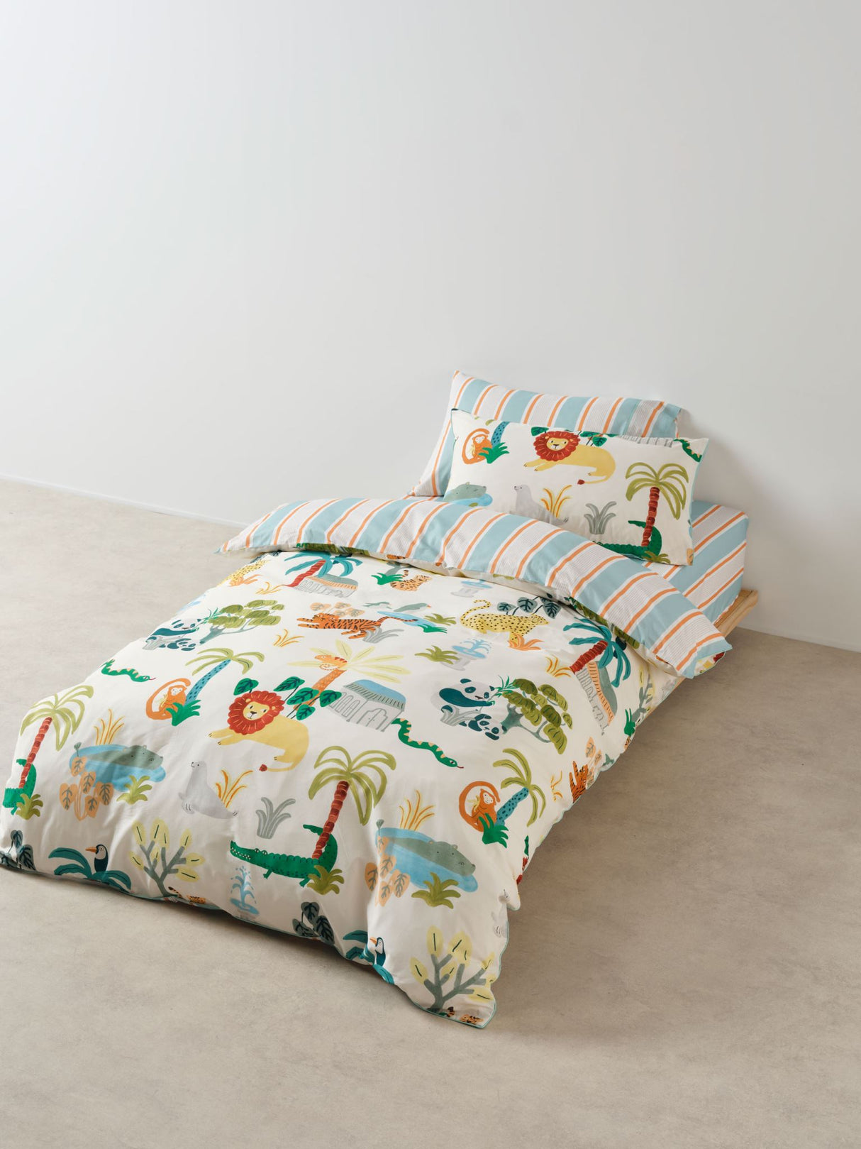 Creatures Great and Small Duvet Cover Set by Linen House Kids - Double