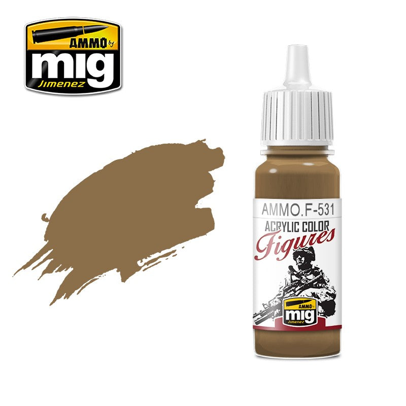 Ammo by MIG - Figures Paints - Light Brown 17ml