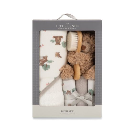 Bath Gift Set - Willow Bear - Little Linen