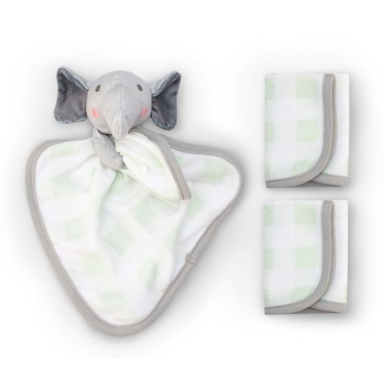 The Little Linen Company Washer & Toy Set - Elephant Star - Little Linen