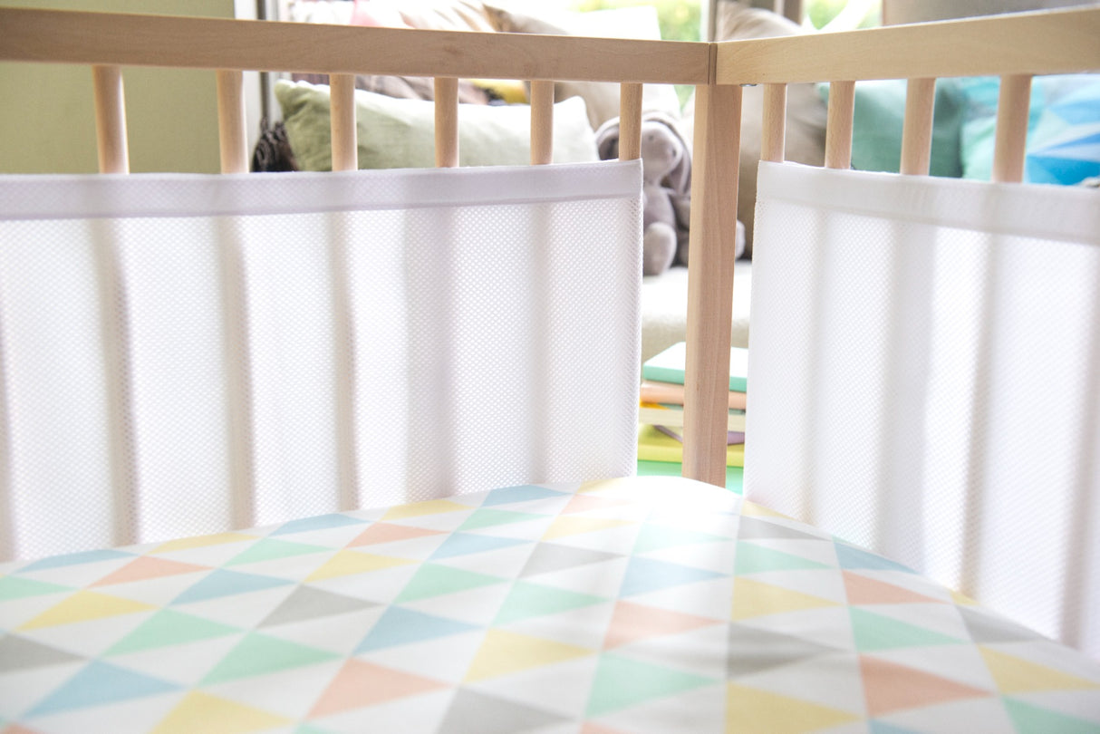 Airwrap Cot Mesh 4 Sides - White