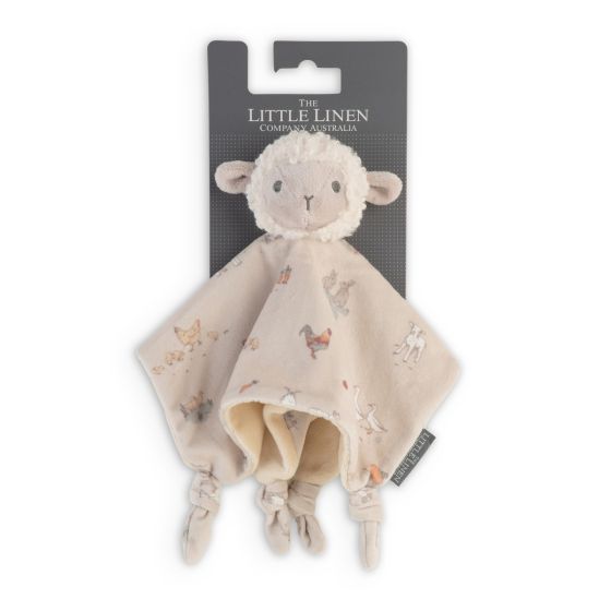 Little Linen Comforter - Farmyard Lamb - Little Linen