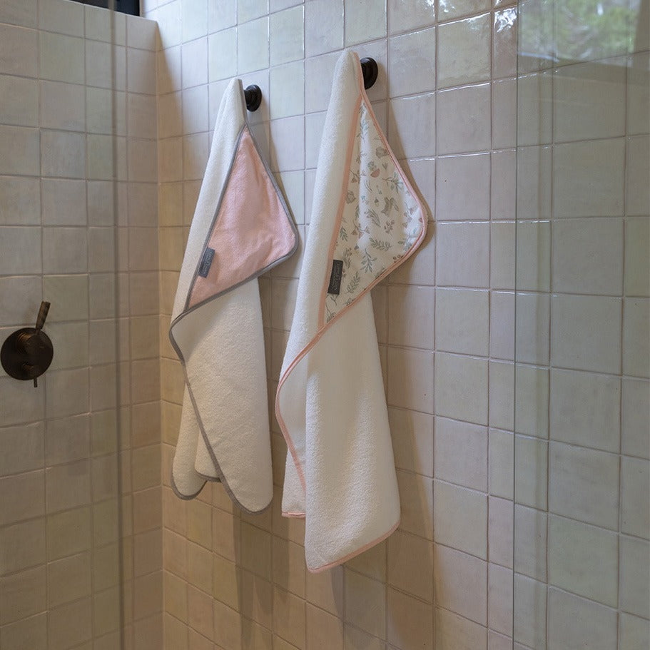 Little Linen Hooded Towel 2pk - Harvest Bunny
