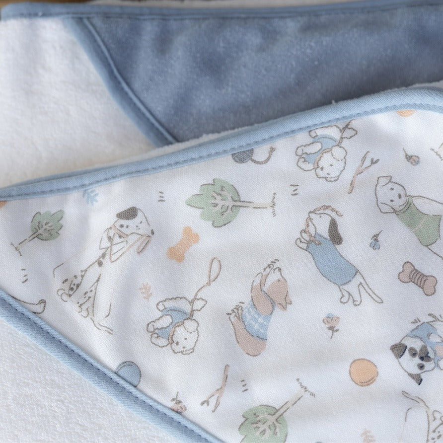 Little Linen Hooded Towel 2pk - Barklife Dog