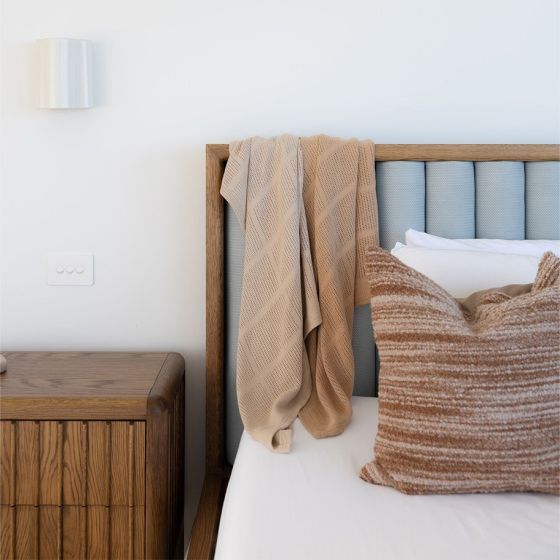 Little Bamboo Cellular Blanket 2pk - Iced Coffee - Little Bamboo