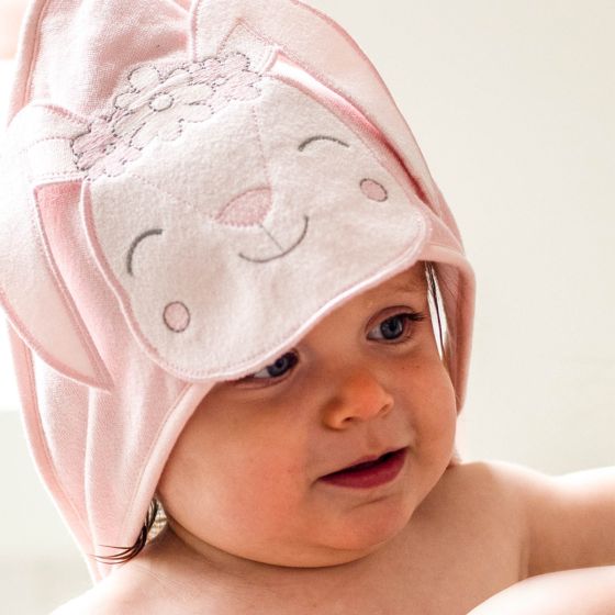 The Little Linen Company Hooded Towel & Washers - Ballerina Bunny - Little Linen