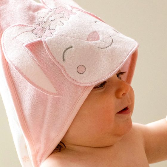 The Little Linen Company Hooded Towel & Washers - Ballerina Bunny - Little Linen