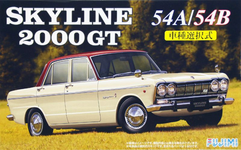 Plastic Kitset - Fujimi 1/24 Skyline 2000GTB (S54B)