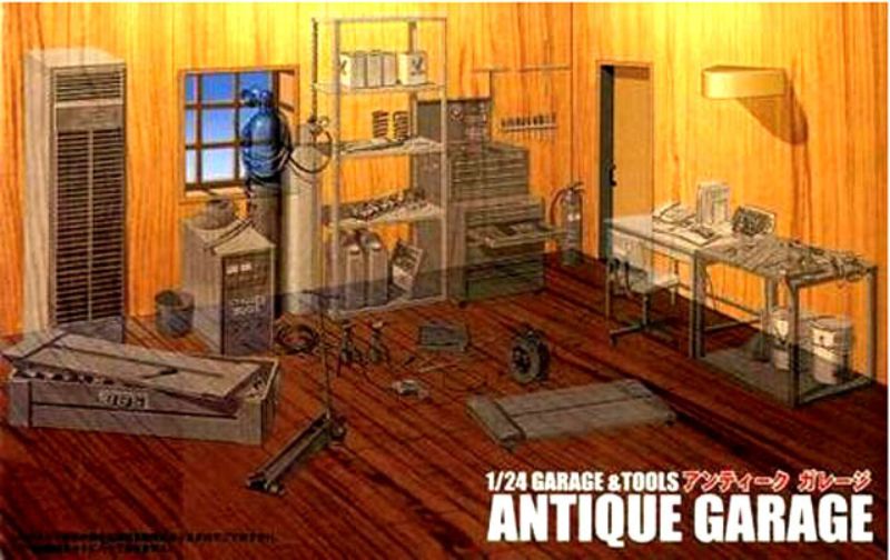 Plastic Kitset - 1/24 Antique Garage