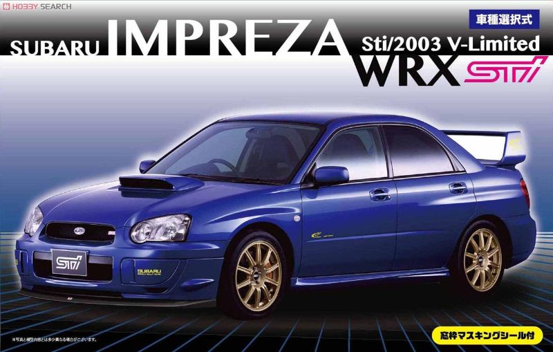 Plastic Kitset - Fujimi 1/24 Impeza WRX STI V-Limited